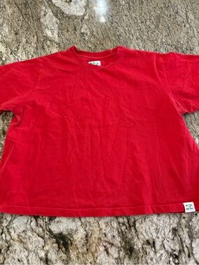 Shiny By Nature 100% Cotton Cropped T-shirt